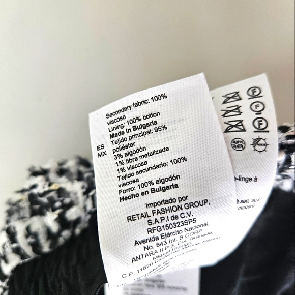 Sandro Tweed Shorts, Size S/EU 36 - Picture 5 of 5